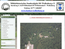 Tablet Screenshot of bunker-wollenberg.eu